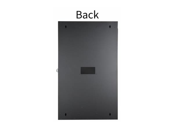 Lanview by Logon - Rack skåp - double section - väggmontering - svart, RAL 9005 - 20U - 19"
