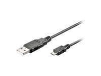 MicroConnect - USB-kabel - USB (hane) till mikro-USB typ B (hane) - 1 m
