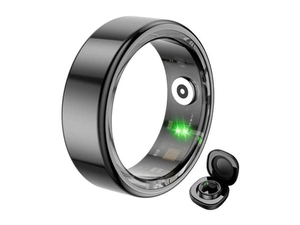 Smart ring Colmi R02 11 svart + laddfodral
