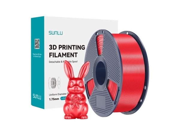Sunlu PLA+ Silke filament (raudona)