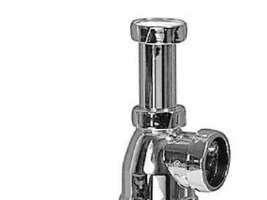 Golv-/pungvattenlås PVC 32 mm krom