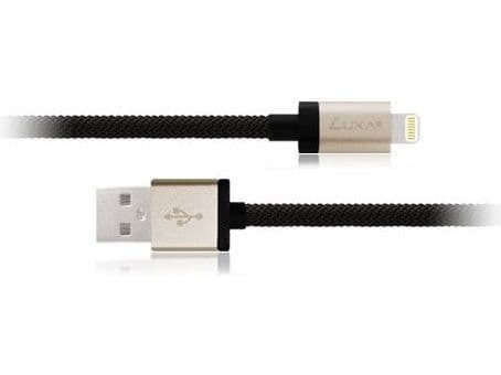 LUXA2 - Lightning-kabel - Lightning hann til USB hann - 1 m - skjermet - gull - formstøpt