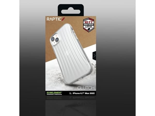 Raptic X-Doria Clutch Case iPhone 14 Plus baksida - transparent