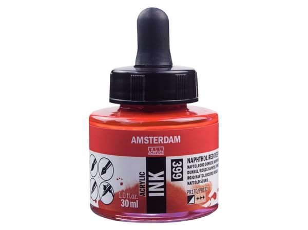 Amsterdam akryl bläck/flaska Naphthol Red Deep 399