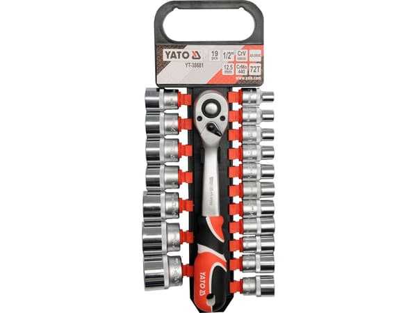 YATO-AVAIMET 1/2" 19 kpl 38681