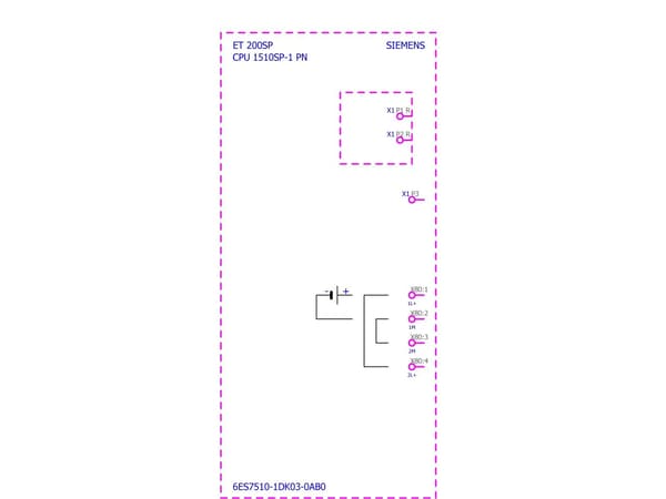 CPU 1510SP-1 PN, 200KB Prog., 1MB data