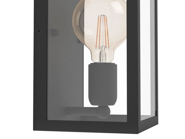 EGLO CHARTERHOUSE vegglampe sort/klar