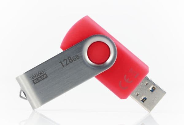 GOODRAM UTS3 - USB flash-enhet - 128 GB - USB 3.1 - svart