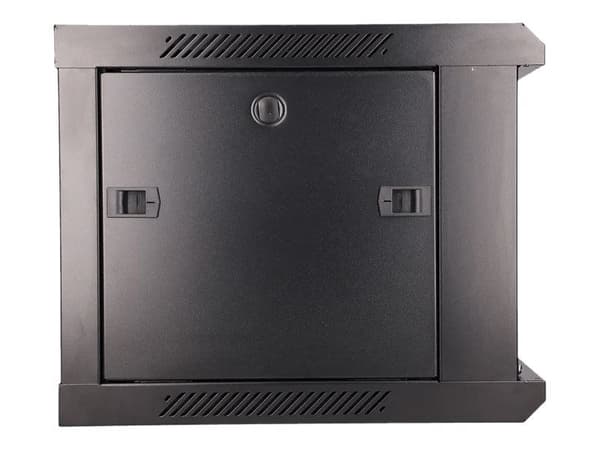 Extralink - Rack skåp - väggmontering - svart - 6U - 19"