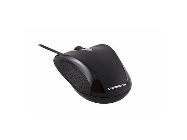 ModeCom MC-M4 - Mus - optisk - 3 knapper - kablet - USB - matt svart