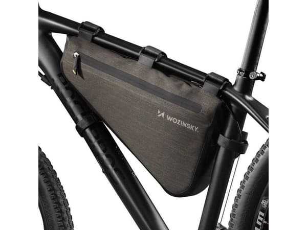 Wozinsky cykelramväska 3,5L grå (WBB15BK)