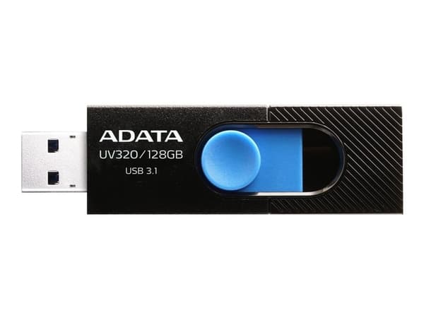 ADATA UV320 - USB flash-enhet - 32 GB - USB 3.1 - svart/blå