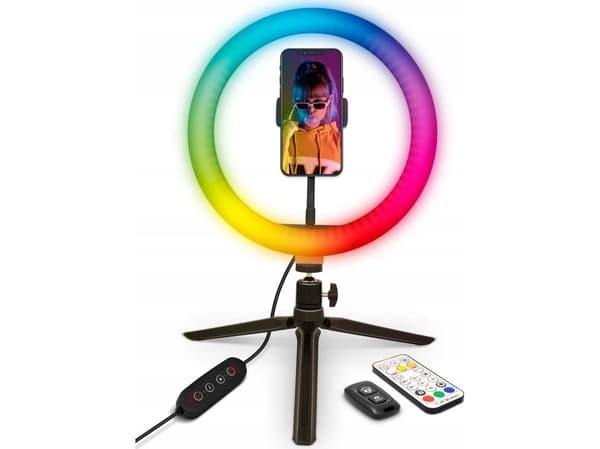 Yenkee ringlampe YSM 710 LED-ringholder 10"