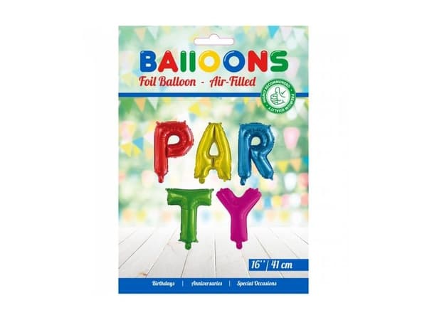 Folieballon PARTY, 41 cm