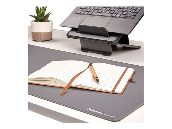 Fellowes Breyta - Desk mat: 80 x 40 cm - gummi - grå