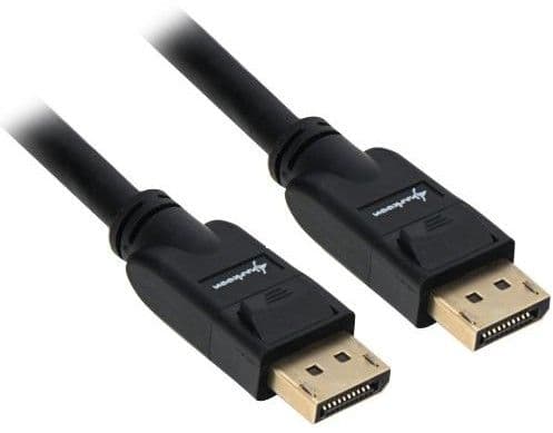 Sharkoon DisplayPort-kabel 1.3 4K svart 2 m