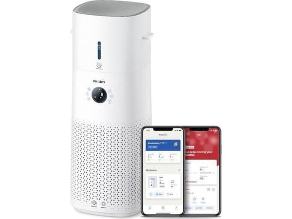 Philips 3000 Series AC3737 - Luftfukter/-renser - frittstående - hvit