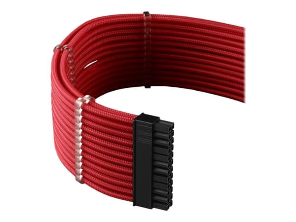 CableMod PRO Series ModMesh RT-Series - Strømkabelsett - formstøpt - rød