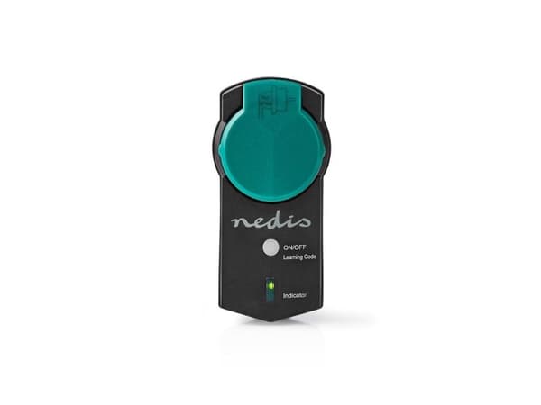 Nedis RFPOM120FBK, Langaton, 433 MHz, Ulkona, Musta, Vihreä, 30 m, Polypropeeni (PP)