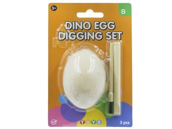 Dino Egg grave-/skuffesett, 3 deler