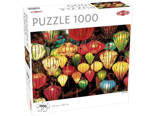 Tactic Lanterns 1000 pcs, 1000 stykker, Kunst, 9 år