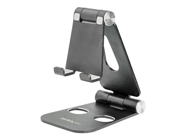Startech Phone and Tablet Stand, Foldable Universal Mobile Device Holder for Smartphones & Tablets, Adjustable Multi-Angle Viewing Ergonomic Cell P...