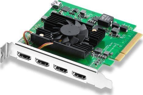 Blackmagic DeckLink Quad HDMI -tallennin - Videokaappaussovitin - PCIe 3.0 x8 - NTSC, PAL