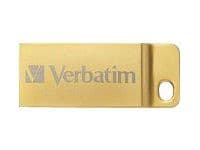 Verbatim Metal Executive - USB-flashstasjon - 16 GB - USB 3.0 - gull