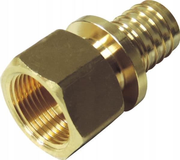 TECE muffe innvendig gjenge 25x1" messing - 705009