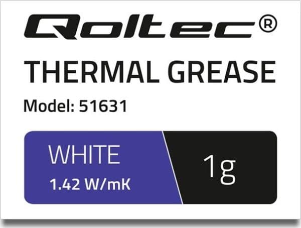 Qoltec 51631 - Termomasse - hvit