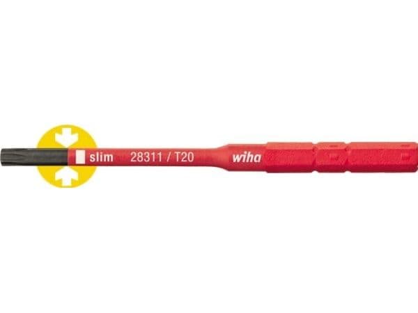 Wiha SlimBit 1000 V bits, Torx 20