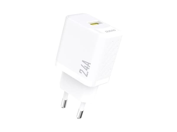 Dudao A23EU Adapter 12Watt GaN 1xUSB-A Hvid