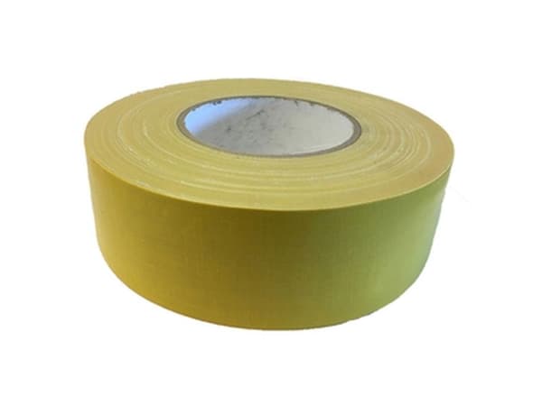 PSP duk-/silvertejp 50 mm x 50 m, gul