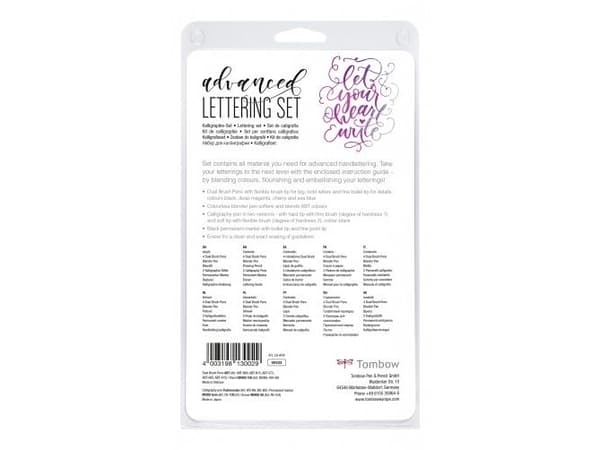 Tombow Hand lettering set Advanced (sæt)