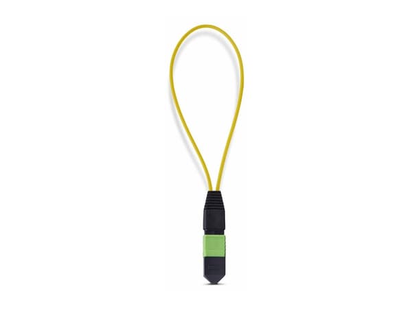StarTech.com LOOPBACKMTP12OS2SMF, Fiber cable tester, MPO/MTP, Loopback testing, Musta, Vihreä, Keltainen, Akryylinitriilibutadieenistyreeni (ABS),...