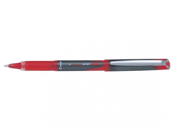 Pilot V Ball - Rulleballpenn - permanent - rød - 1 mm