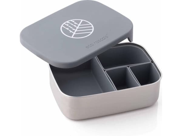 ECORASCALS CLASSIC bento-lunsjboks grå