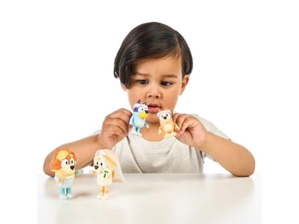 Bluey Figurer 4-pack Bröllop