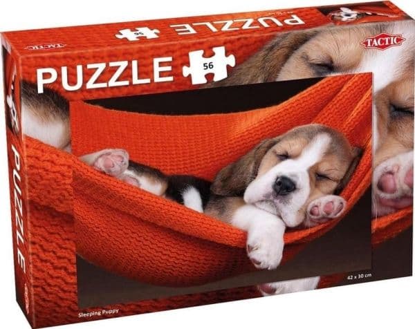 Tactic Sleeping Puppy 56 pcs, 56 stykker, Dyr, 4 år