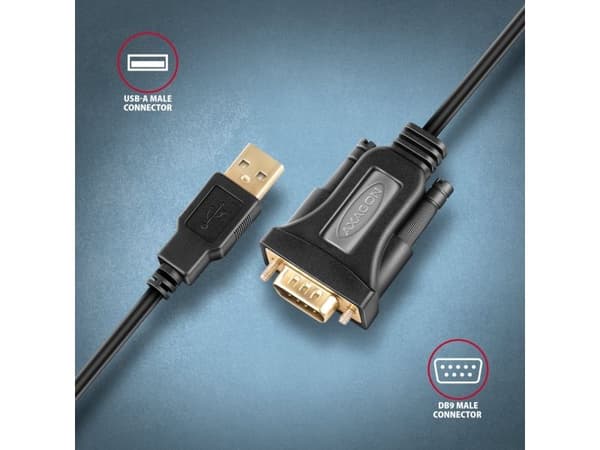 AXAGON - Seriell adapter - USB - RS-232