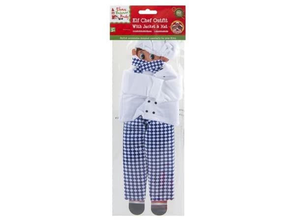 Nisse kockoutfit med mössa