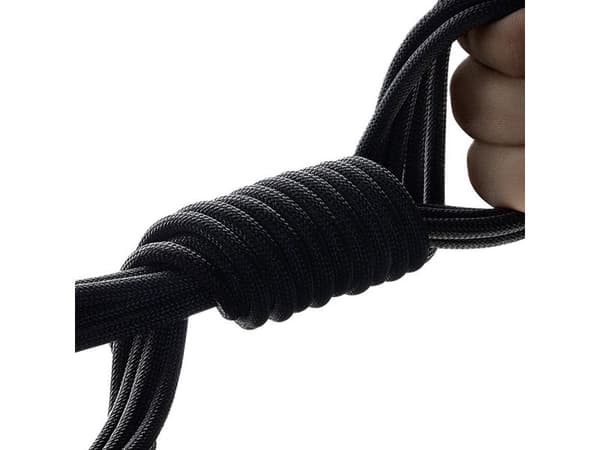 Baseus Flash-kabel 2x USB-A / USB-C 100W 1 m - svart