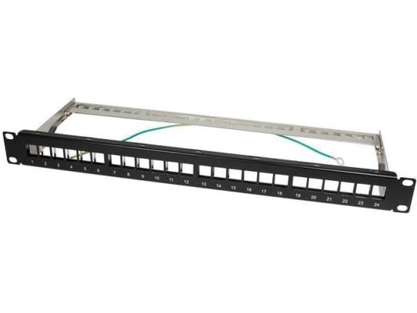 LogiLink NK4042, Sort, Metall, Rackmontering, 1U, RoHS, CE, 482 mm