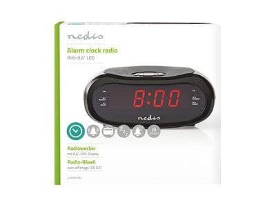 Nedis CLAR001BK - Klockradio - svart