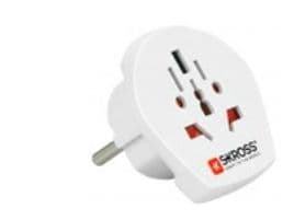 MicroConnect SKROSS - Adapter för effektkontakt - vit - Europa