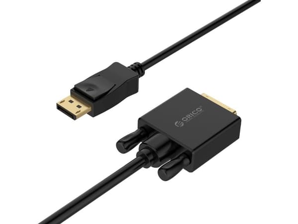 Orico-kabel Orico XD-DTD DisplayPort til DVI 4K 2 m – svart