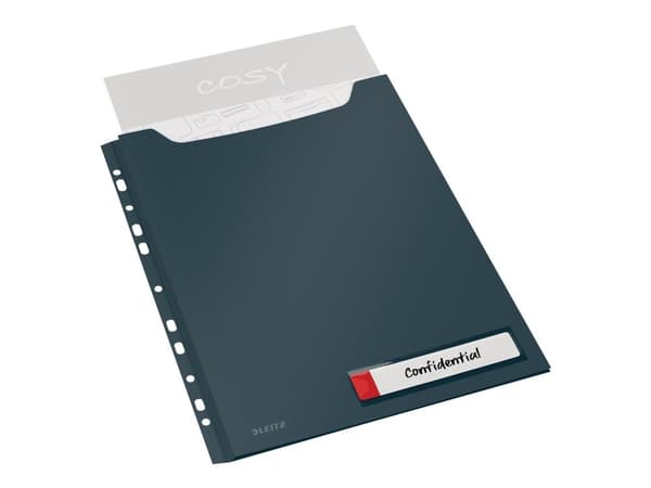 Taskuluettelo Leitz Cozy A4 PP harmaa /3 - (12 kpl)