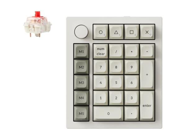 Keychron Q0 MAX Numpad Ivory White & Grey