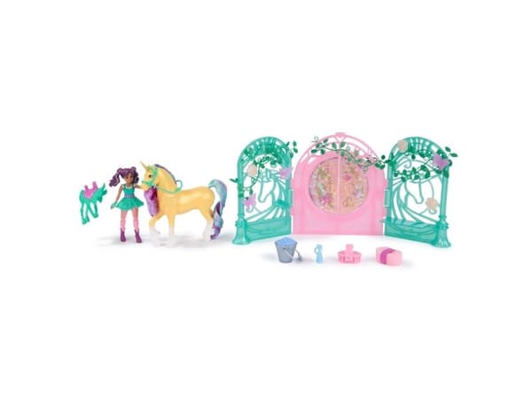 Unicorn Academy Ava & Leaf Stall Playset