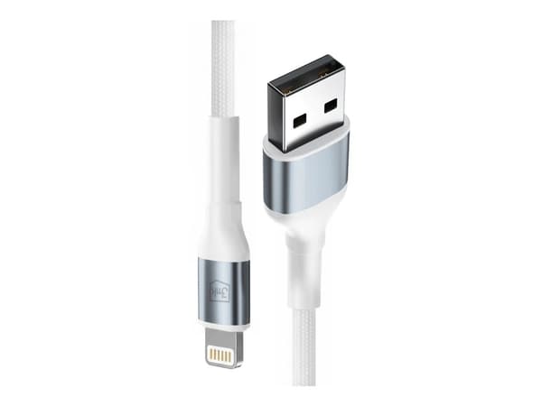 3mk 3mk Cable 3mk Hyper Cable N-SERIES USB-A / Lightning 2 m 5V/2.4A 12W - vit